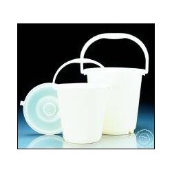 Bucket, PE-HD, white, graduated, without lid, 10 l