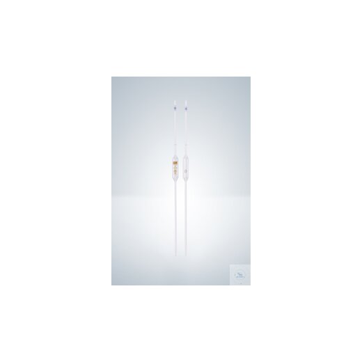Graduated bulb pipette, class A, USP, brown grad., 8 ml