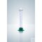 Graduated measuring cylinder DURAN®, cl. B, blue, 1000:10 ml, h 470 mm