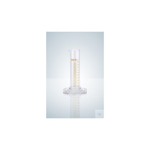 Messzylinder DURAN®, Kl. B, braun grad., niedere Form, 50:2 ml