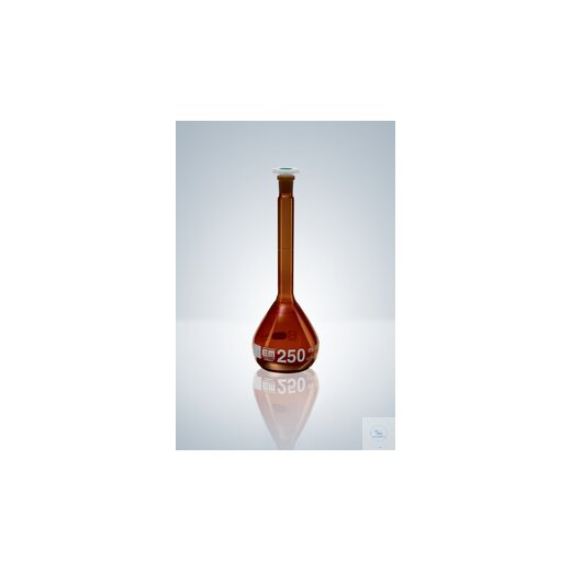 Volumetric flasks DURAN®, cl. A, USP, white, 10:0.02 ml, NS 10/19, H 90 mm