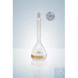 Messkolben DURAN®, Kl. A, braun grad., 250:0,15 ml,...