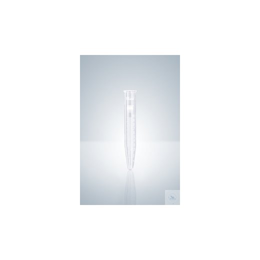 Zentrifugengläser weiß graduiert, 15 ml, Teil. 10:0,1, L 115 mm