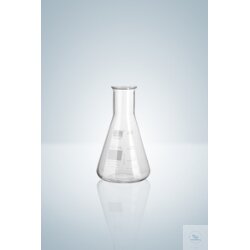 Erlenmeyerkolben, weiß graduiert, Enghals,...