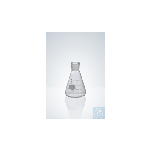Erlenmeyerkolben DURAN®, weiß graduiert, Enghals, NS 29/32, 1000 ml, Höhe 220 m
