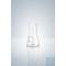 Erlenmeyer flask, white graduated, wide neck, beaded rim, 50 ml, height 85 mm