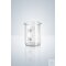 Beakers, low form, white graduated, 600 ml, with graduation and spout