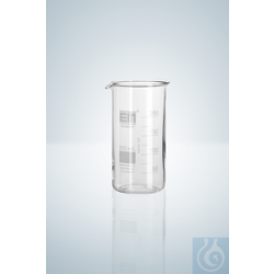 Beakers, tall form, white graduation, 100 ml, with...