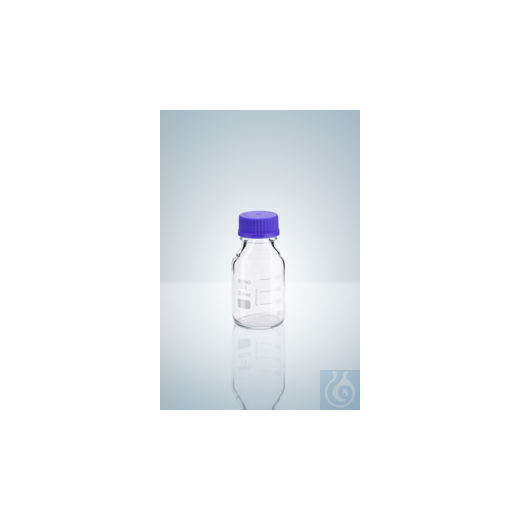 Laborflasche, GL 45, 250 ml, Höhe 138 mm