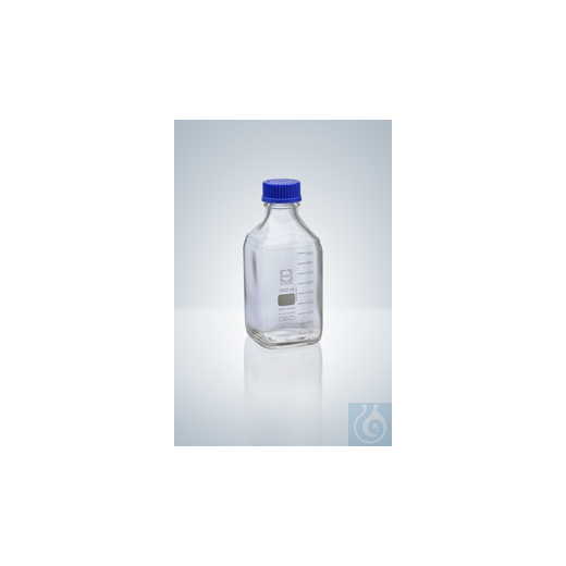 Vierkantflasche DURAN®, GL45, 1000 ml, Höhe 222 mm, ø 94 mm