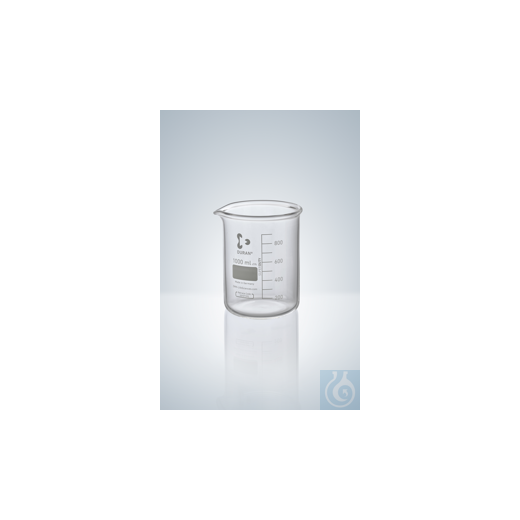 Beakers DURAN®, low form, white graduation, 150 ml, Super Duty, graduation u