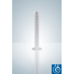 Graduated cylinder, cl. B, PP, raised scale, 500:5 ml,...