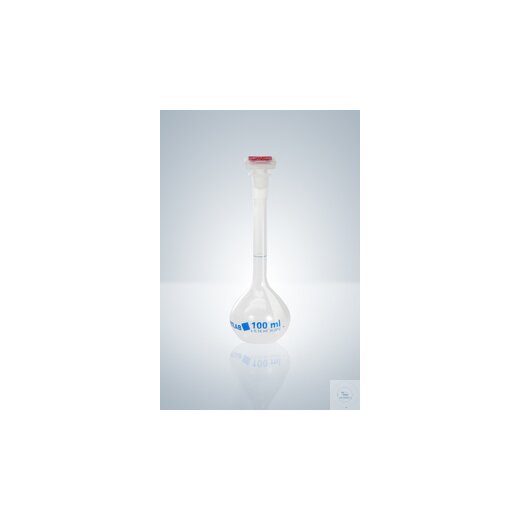 Messkolben Kl. B, PP, 250 ml, NS 19/26, hochtransparent