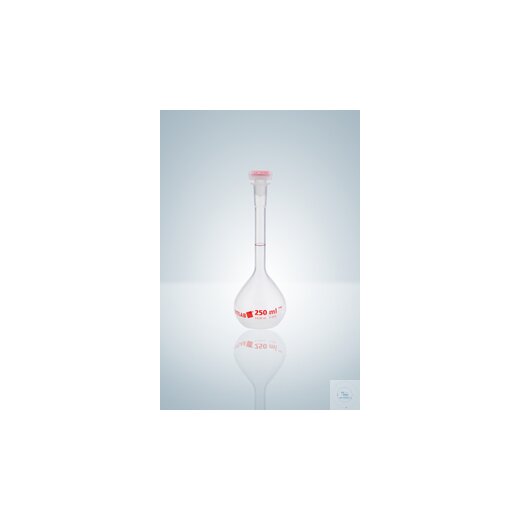 Volumetric flasks, cl. B, PMP, 100 m,l NS 14/23, highly transparent