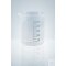 Griffin beaker, PP, printed blue scale, 2000 ml transparent