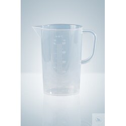 Measuring jug, PP, raised scale, 250 ml, highly transparent