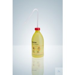 Safety spray bottle LD-PE, 500 ml, acetone