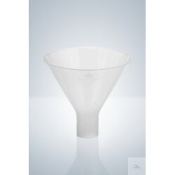 Pulvertrichter, PP, transparent, Ø 120 mm, Auslauf...