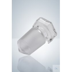 Hohlglasstopfen, Klarglas, NS 19/26