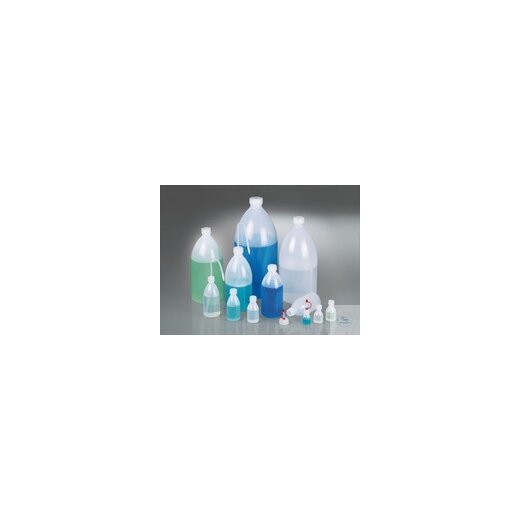 Enghalsflasche, LDPE transparent, 2000 ml, m.V.