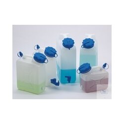 Weithalskanister m. Gewindestutz., HDPE, 30l, m.V.