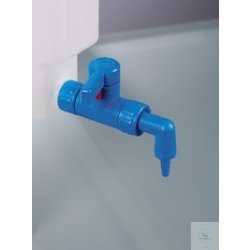 Outlet elbow with reducing spout, Ø 6-8mm, StopCock