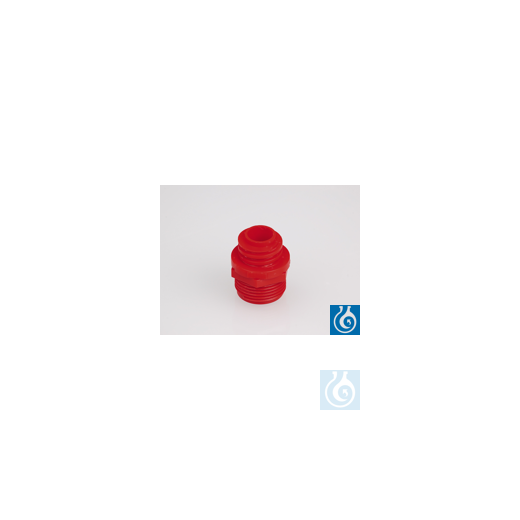Thread adapter 3/4 male - Hünersdorff male, red