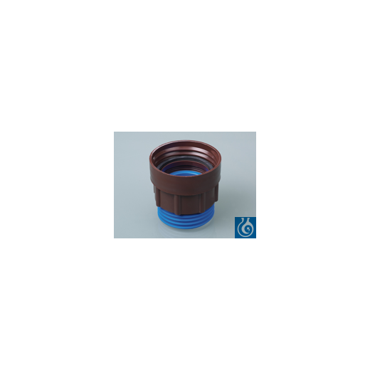 Thread adapter 64mm(BSI) male - DIN71 female, brown