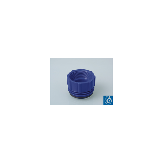 Thread adapter Mauser male - 2 BSP female, blue