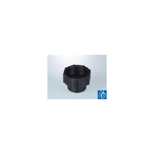 Gewindeadapter 40mm innen - 2 BSP innen, schwarz