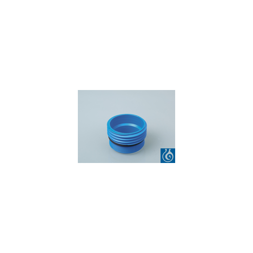 Gewindeadapter 2 BSP außen-64mm (BSI) außen, blau