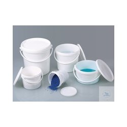 Packaging pail, PP white, 1 l, with lid