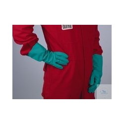 Protective gloves nitrile, green, size L