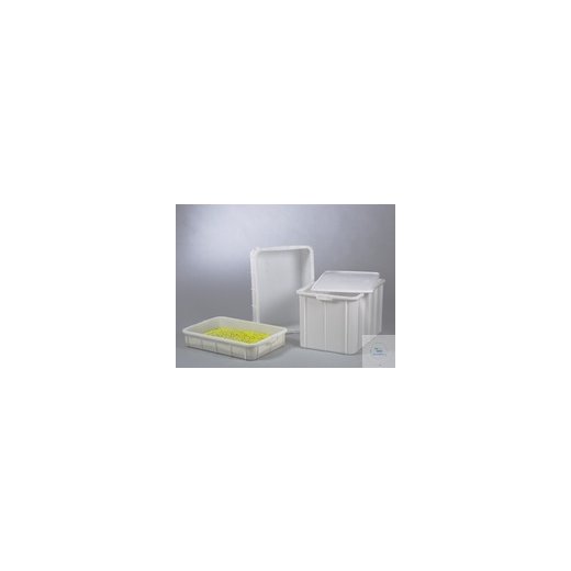 All-purpose storage container,white,LxWxH660x450 x130mm,29l