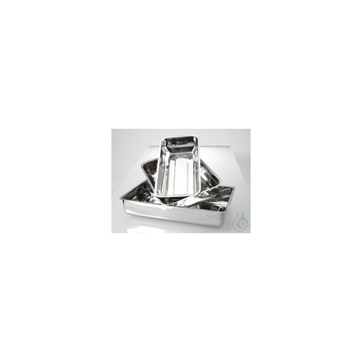 Stainless steel bowls, high form,V2A,400x200x100