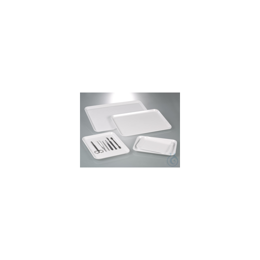 Instrument tray, melamine, LxWxH 240x180x17 mm