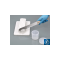 Spatula, blade V2A, wooden handle, length 180 mm