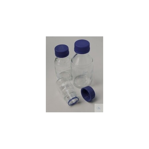 Sample bottle glass, GL45, 250 ml, m.V.