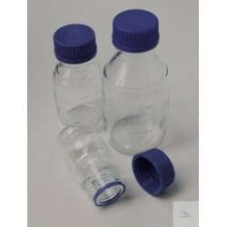 Probenflasche Glas, GL45, 250 ml, m.V.