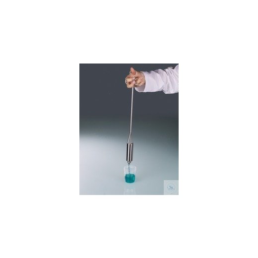 Liquid collector, thumb opening, V4A, 100 ml