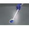 Sample scoop, long handle, 50ml, PS,white,sterile