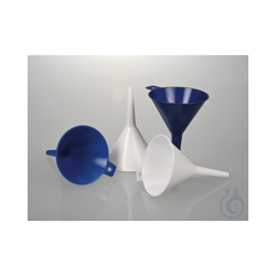 Disposable liquid funnel PS, Ø100mm,white,sterile