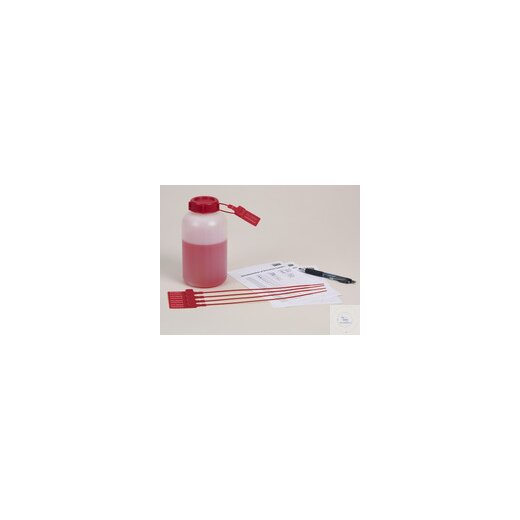SampleSafe seal, PP/metal, red, LxØ 260x2 mm