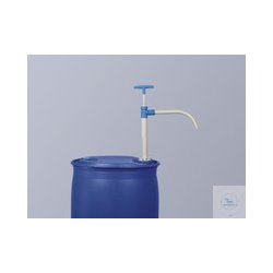 PP barrel pump with outlet bend, 50 cm, 200 ml/ stroke