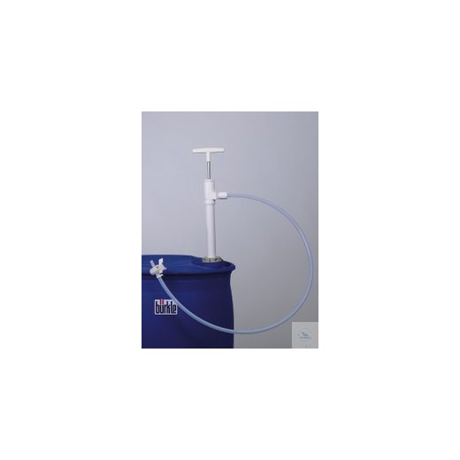 Drum pump Ultrarein PTFE with hose & tap, 60cm