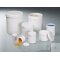 Screw jar, PP white, 25 ml, ØxH 31x40 mm, m.V.
