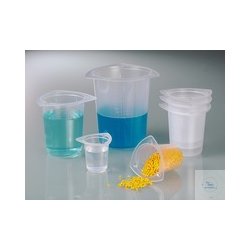 Universal measuring beaker, PP, 100ml, with pouring lips