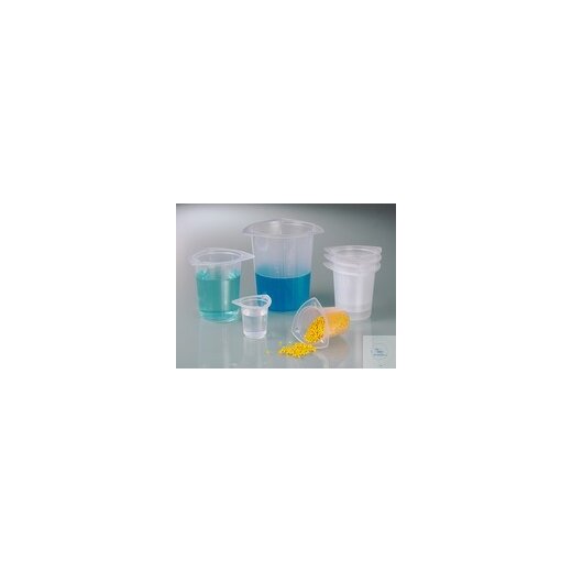 Universal measuring beaker, PP, 400ml, with pouring lips