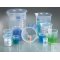 Laborbecher, Griffinbecher PP, 2000ml, blaue Skala