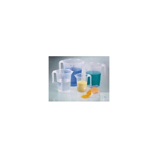 Messkanne Industrie, PP, 1000 ml, geschloss. Griff